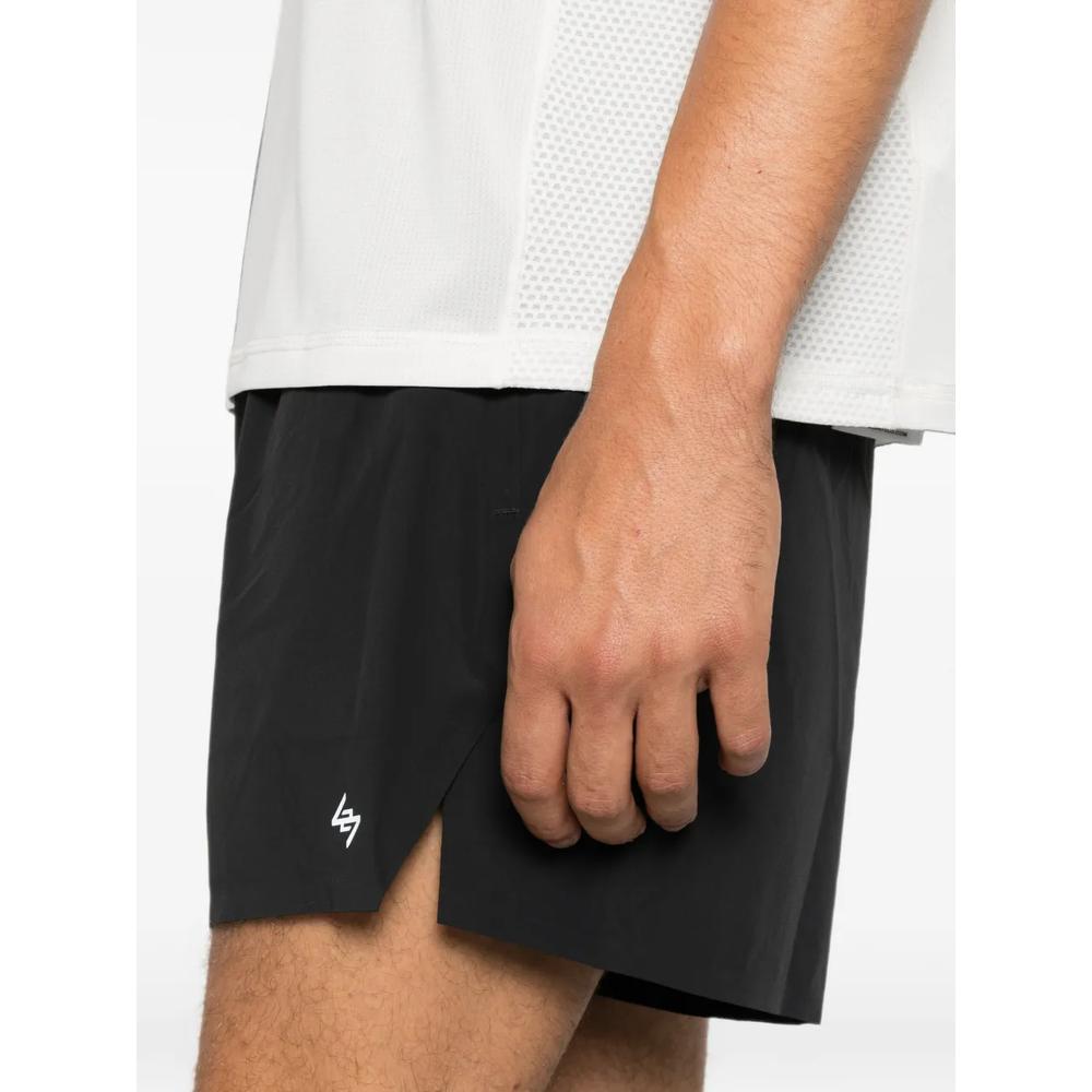 logo-print elasticated shorts 5
