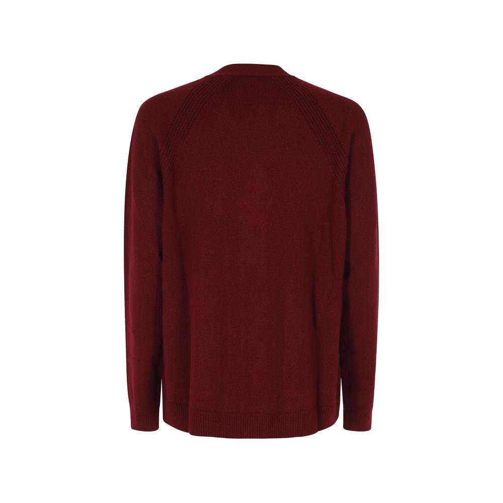 patch-pocket V-neck cardigan 2