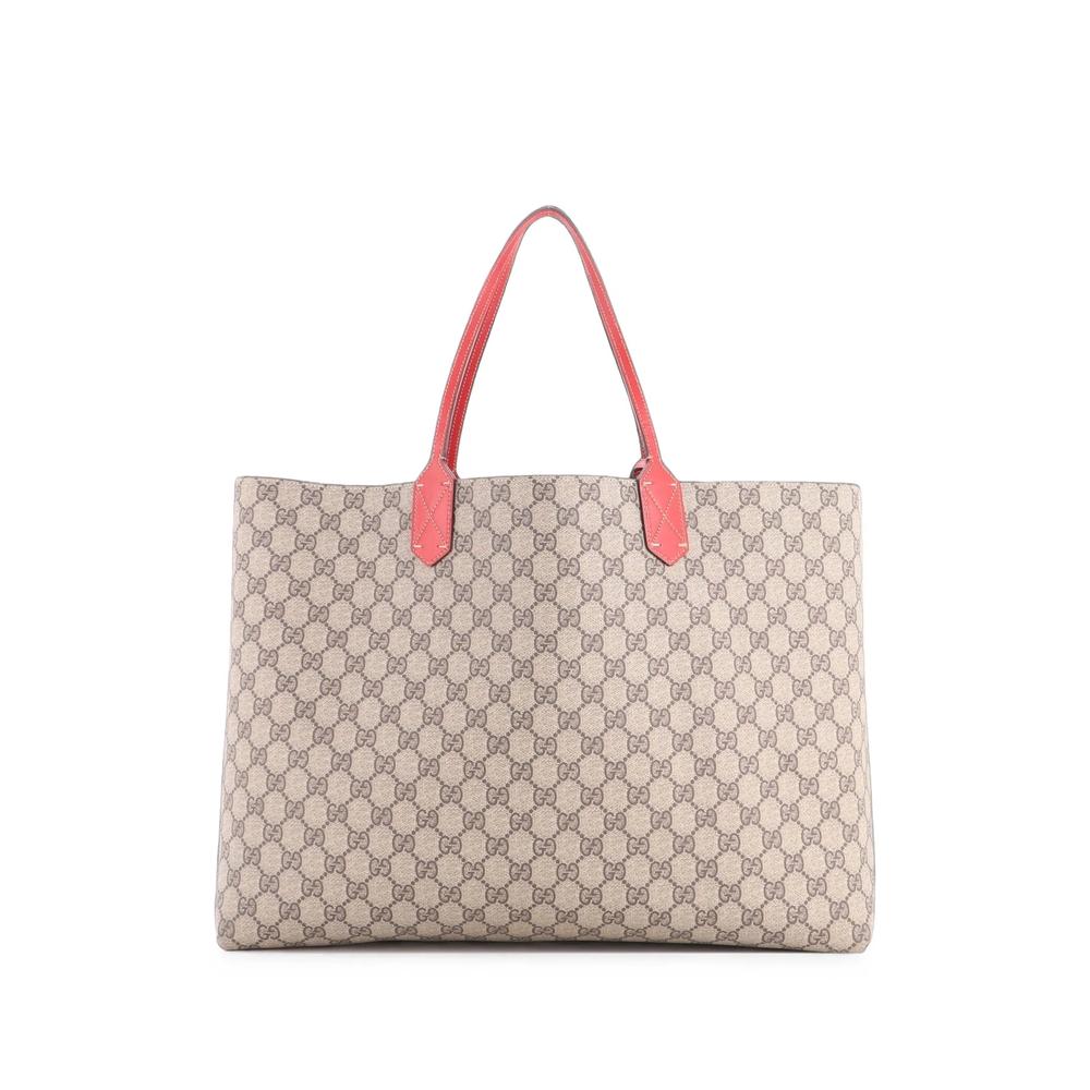 Reversible GG Print Leather Large tote bag 2