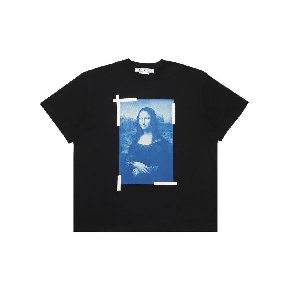 Футболки Off-White Monalisa Over Short-Sleeve Tee 'Black' 1