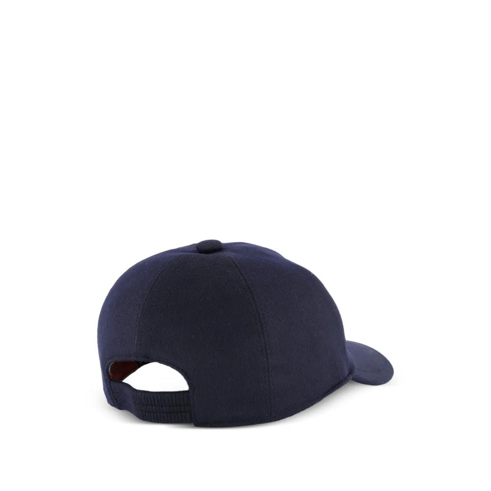 Кашемировая бейсболка с вышитым логотипом 2