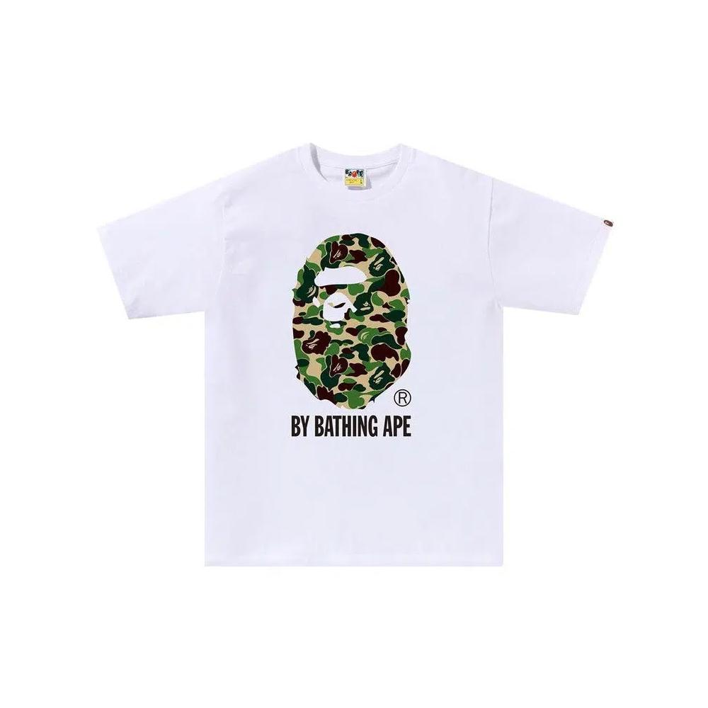 Футболки BAPE ABC Camo By Bathing Ape Tee 'White/Green' 1