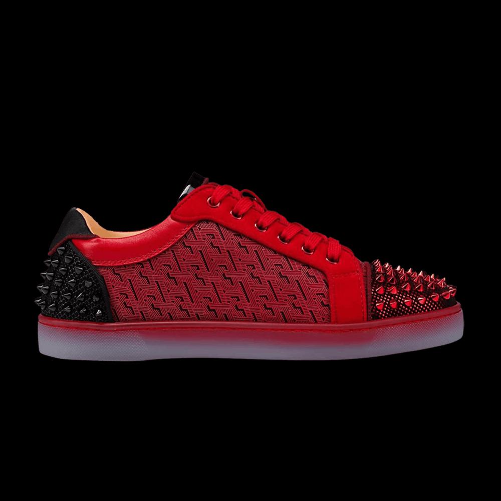 Кроссовки Christian Louboutin Seavaste 2 Orlato Flat 'Red Black' 1