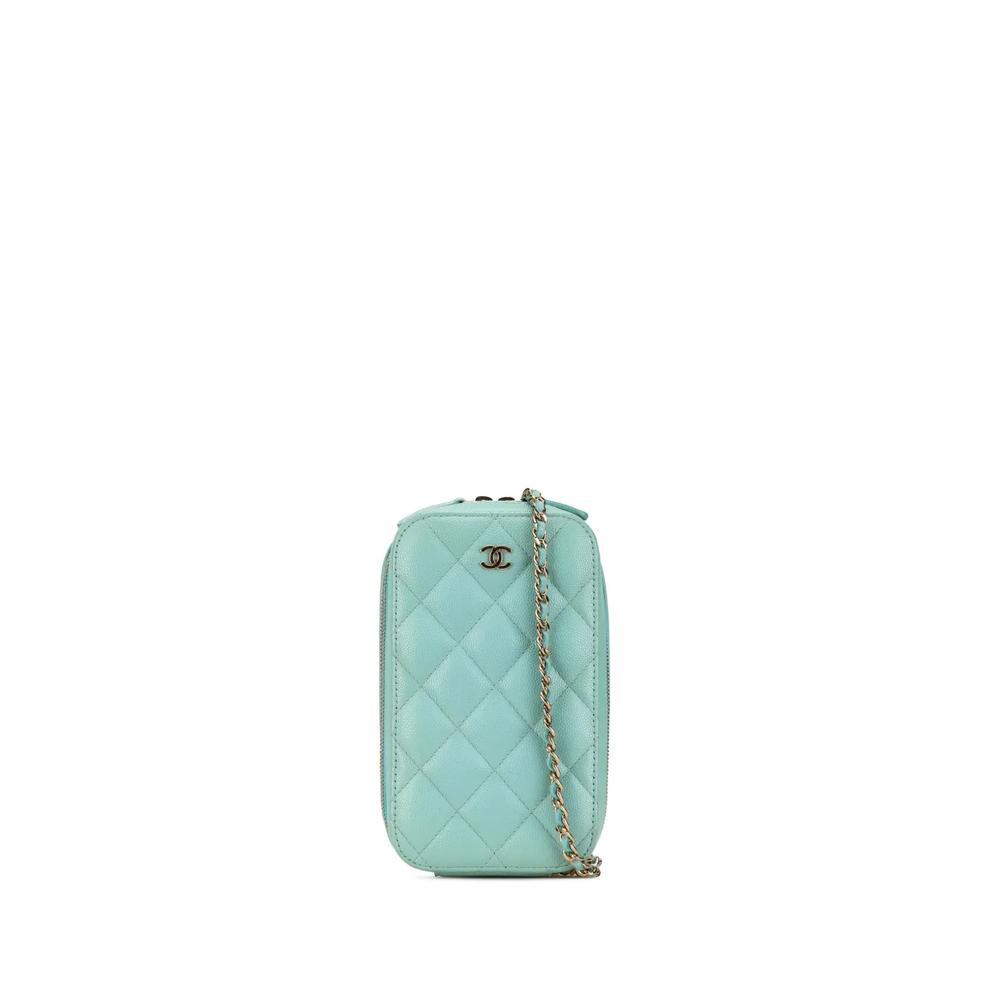 Сумка через плечо CC Quilted Caviar Zip Phone Case (2019 год) 1