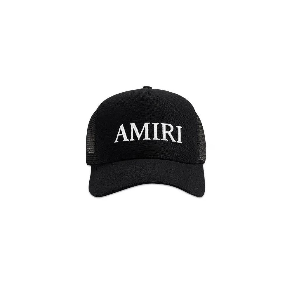 Кепки Amiri Core Logo Trucker Hat 'Black' 1