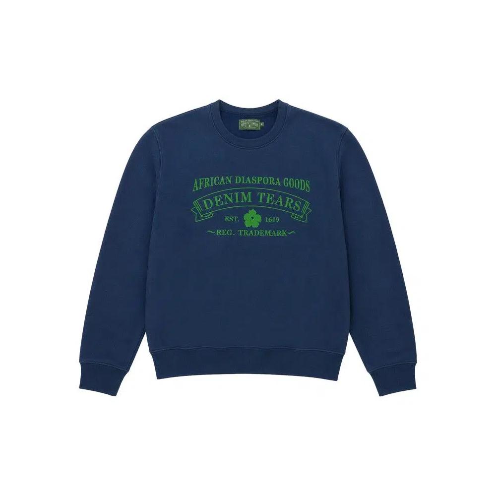 Свитшоты Denim Tears ADG Crewneck 'Navy/Green' 1