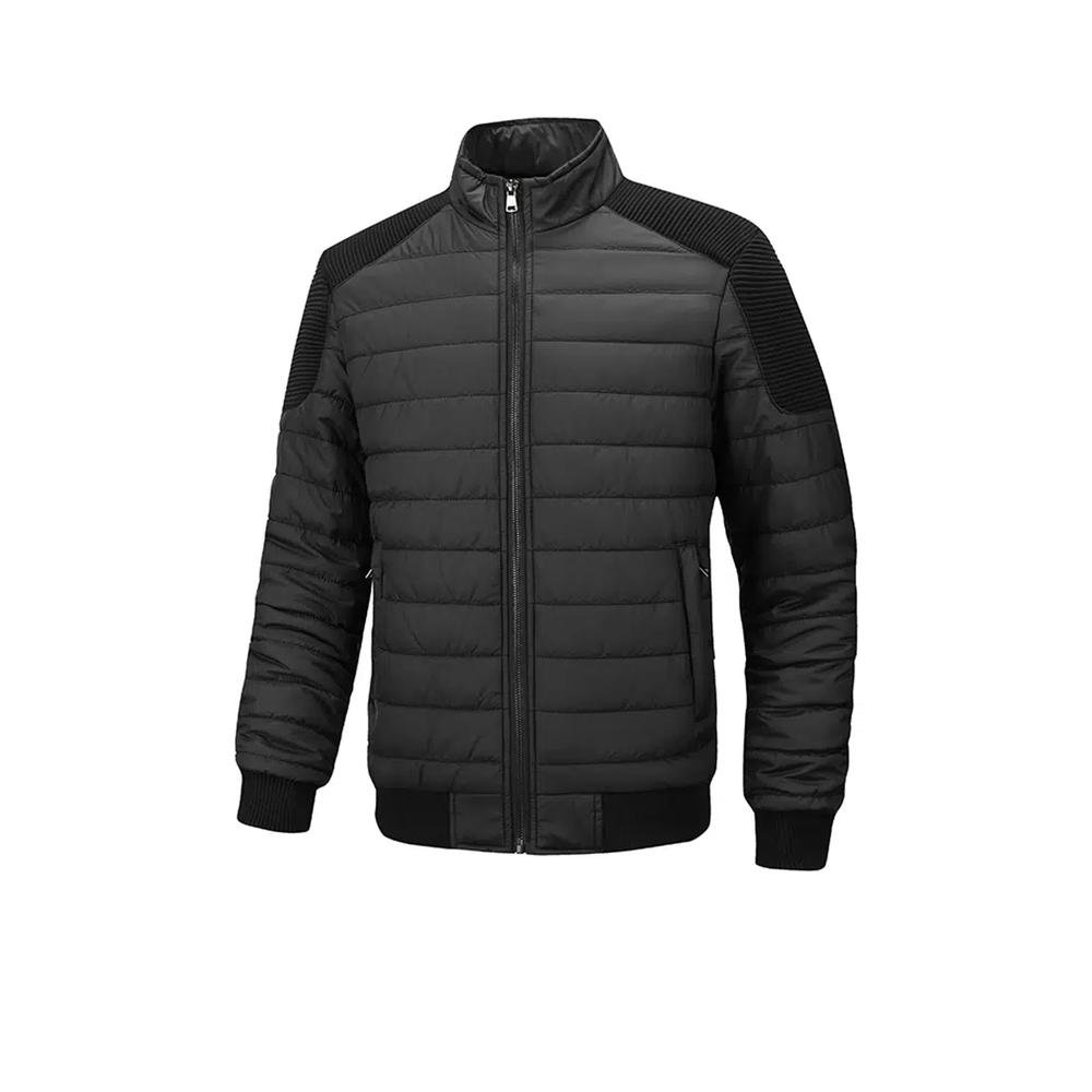 Стеганая куртка из тканых вставок BU88656 1