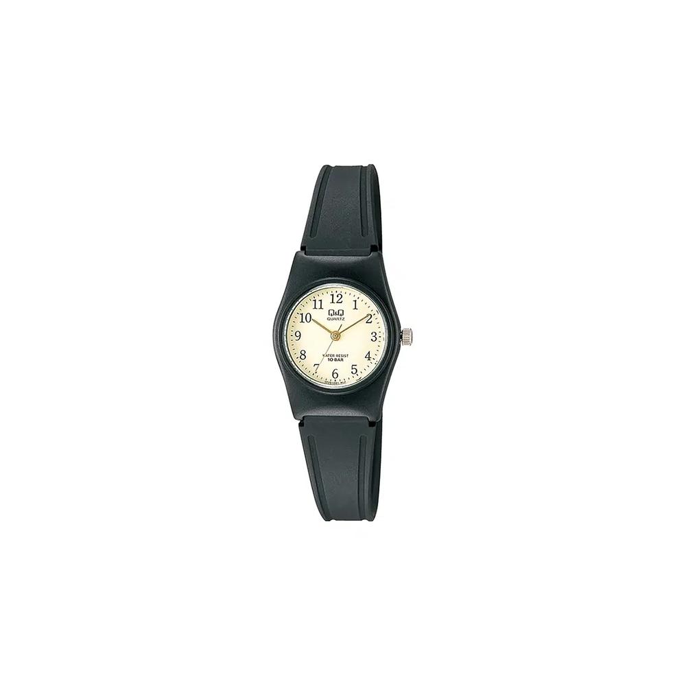 Часы Citizen VP35J001Y, женские аналоговые часы с черным резиновым ремешком 1