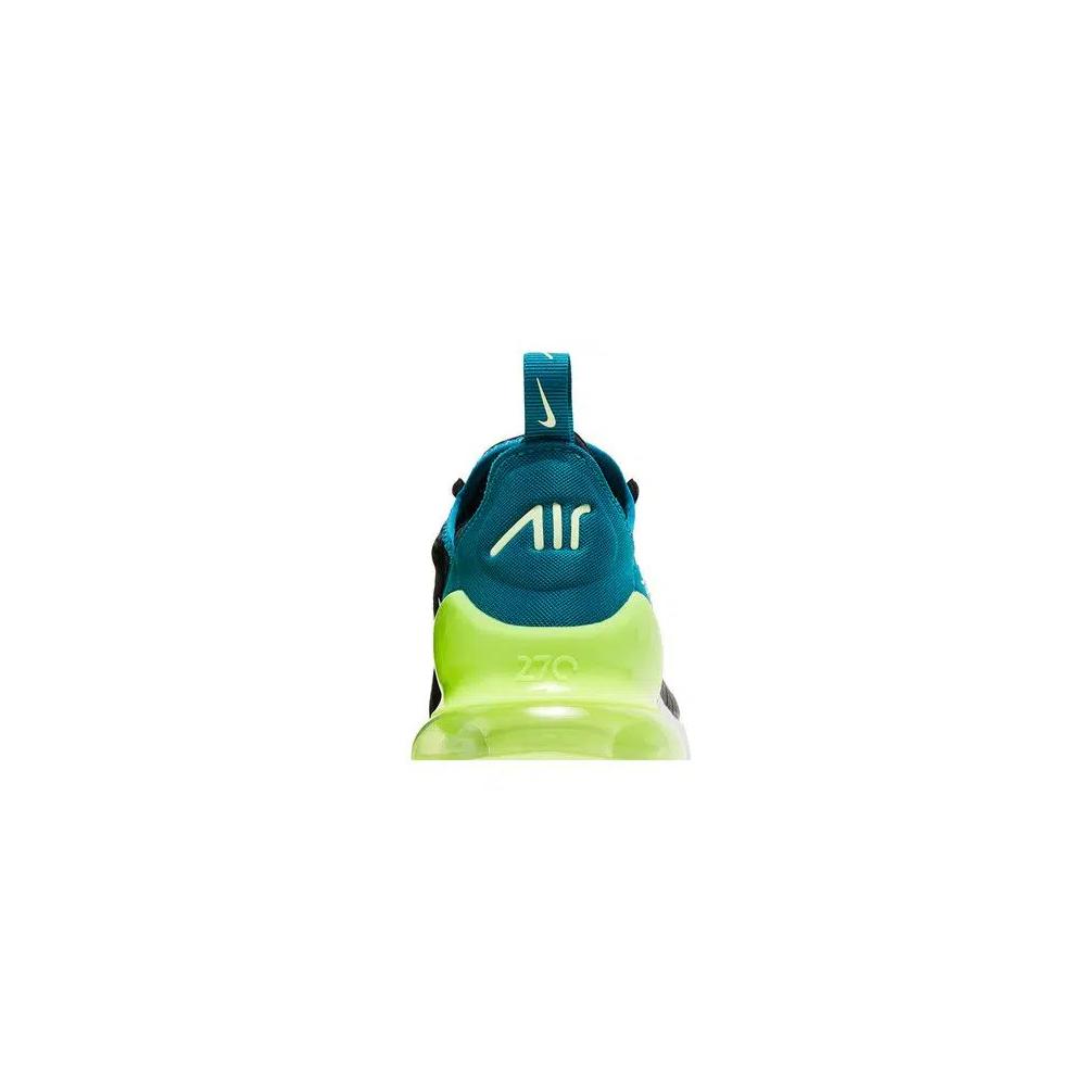 Кроссовки Nike Air Max 270 GS 'Black Bright Spruce Volt' 7