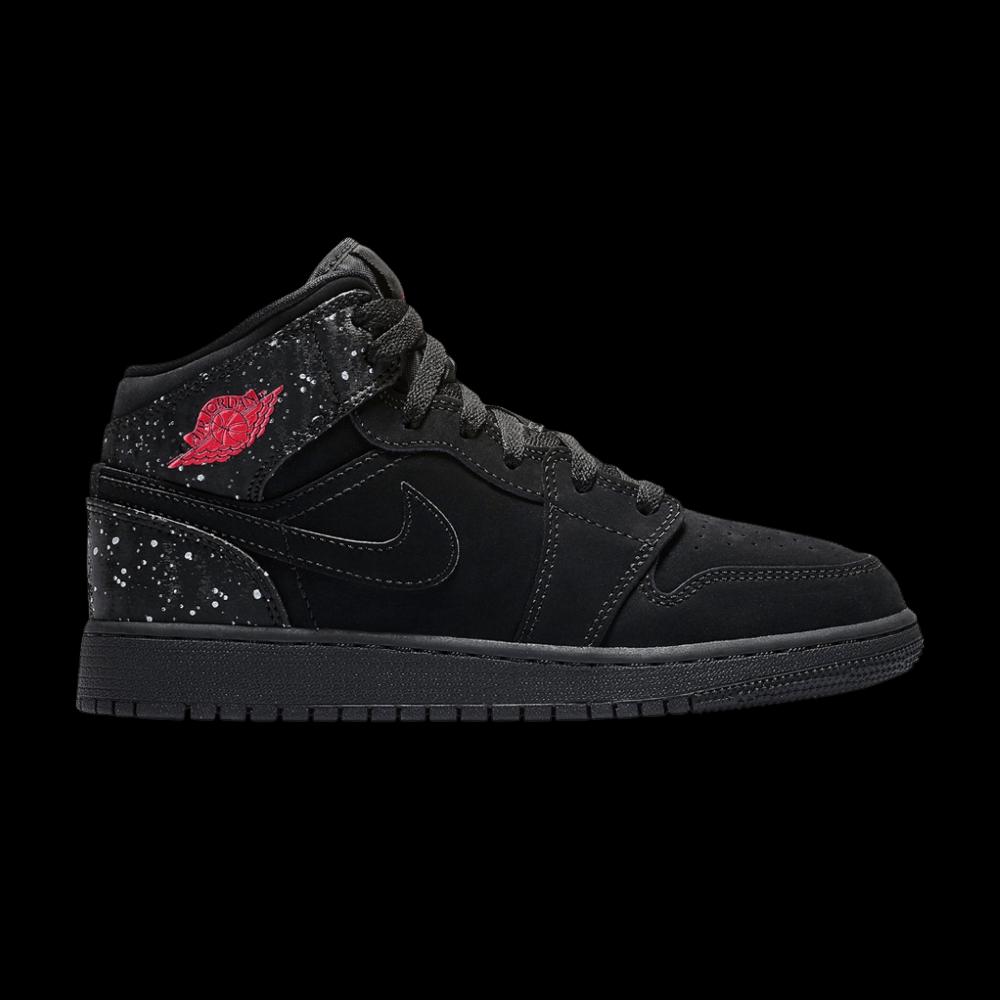 Повседневные баскетбольные кроссовки Air Jordan 1 Mid GS 'Black Rush Pink' 1