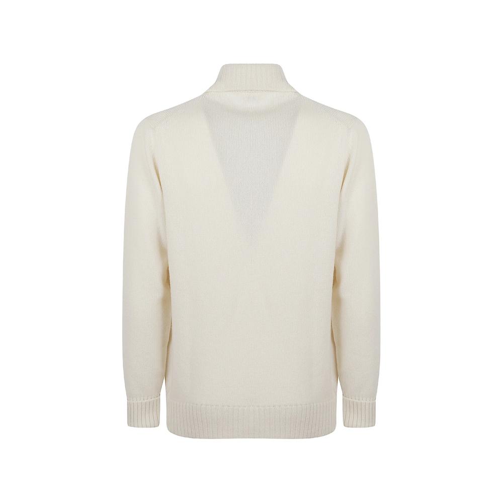 ribbed-knit zip-up cardigan 2
