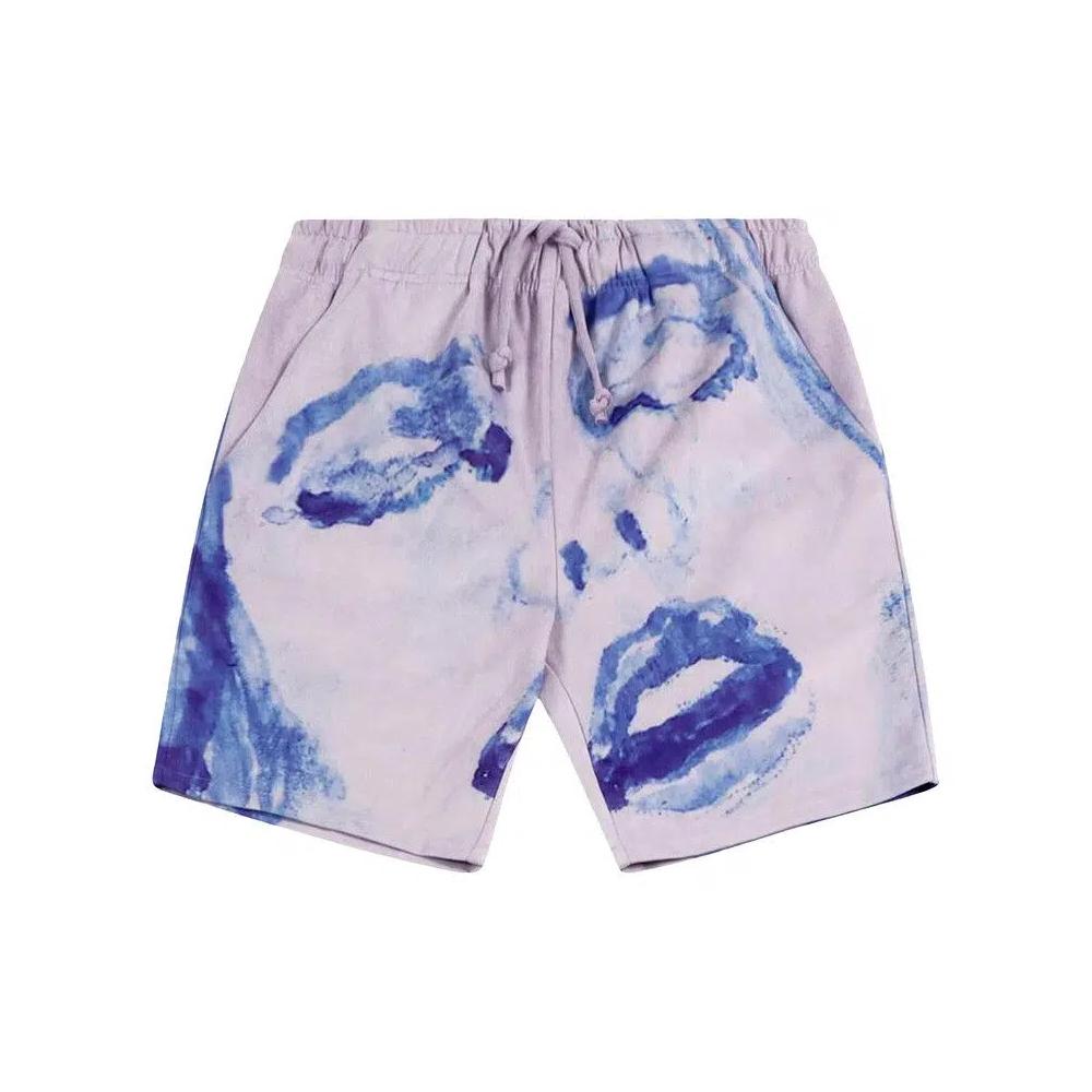 Шорты KidSuper Lady Face Short «Violet» 1