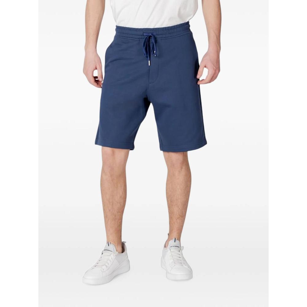 drawstring-waist jersey shorts 1
