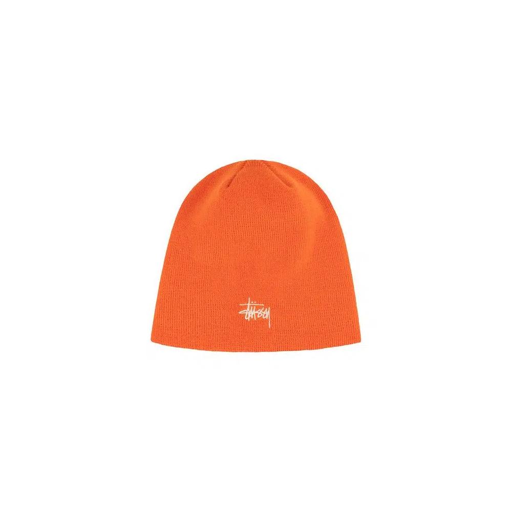 Шапки Stussy Basic Skullcap Beanie 'Orange' 1