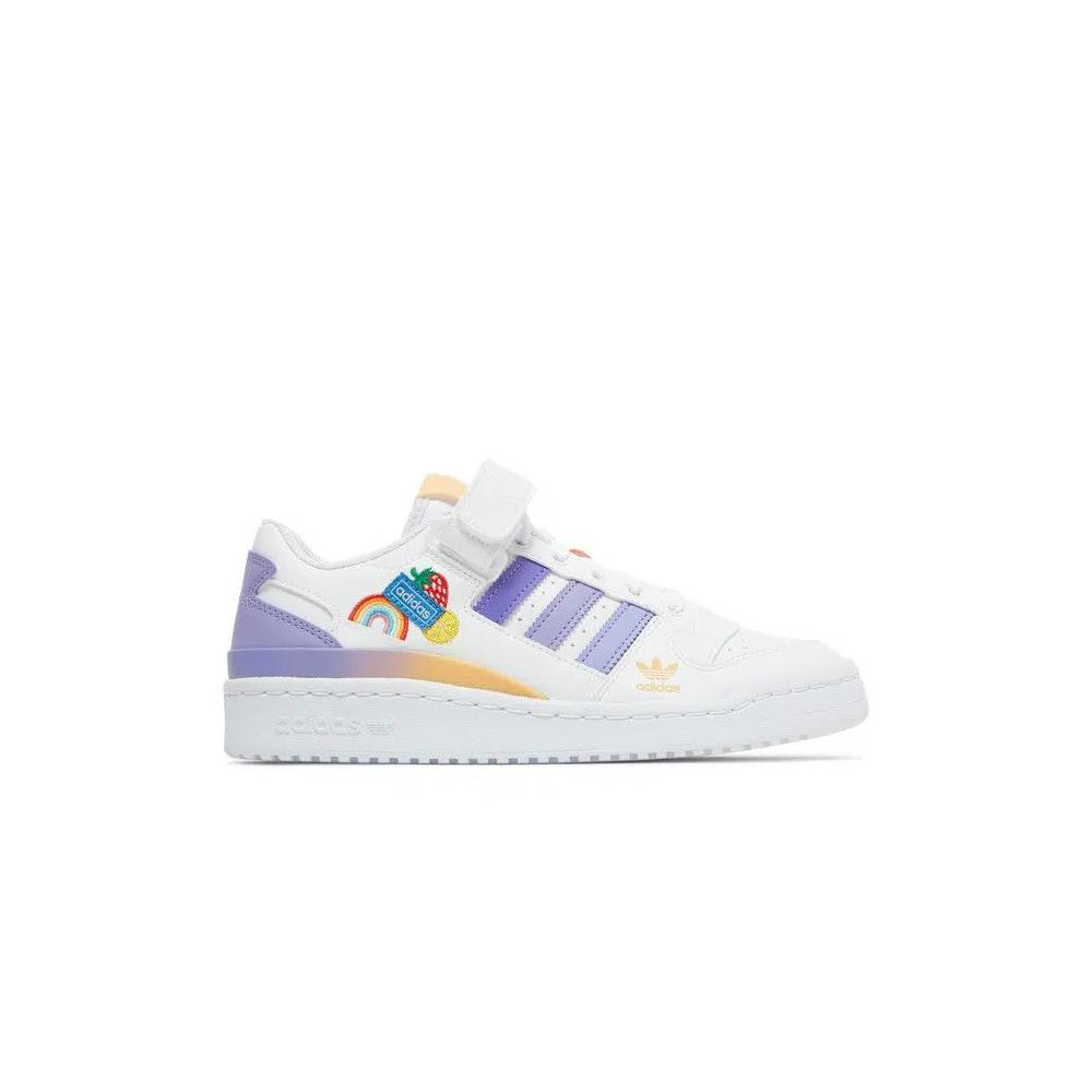 Кроссовки Adidas Forum Low J 'White Light Purple' 1