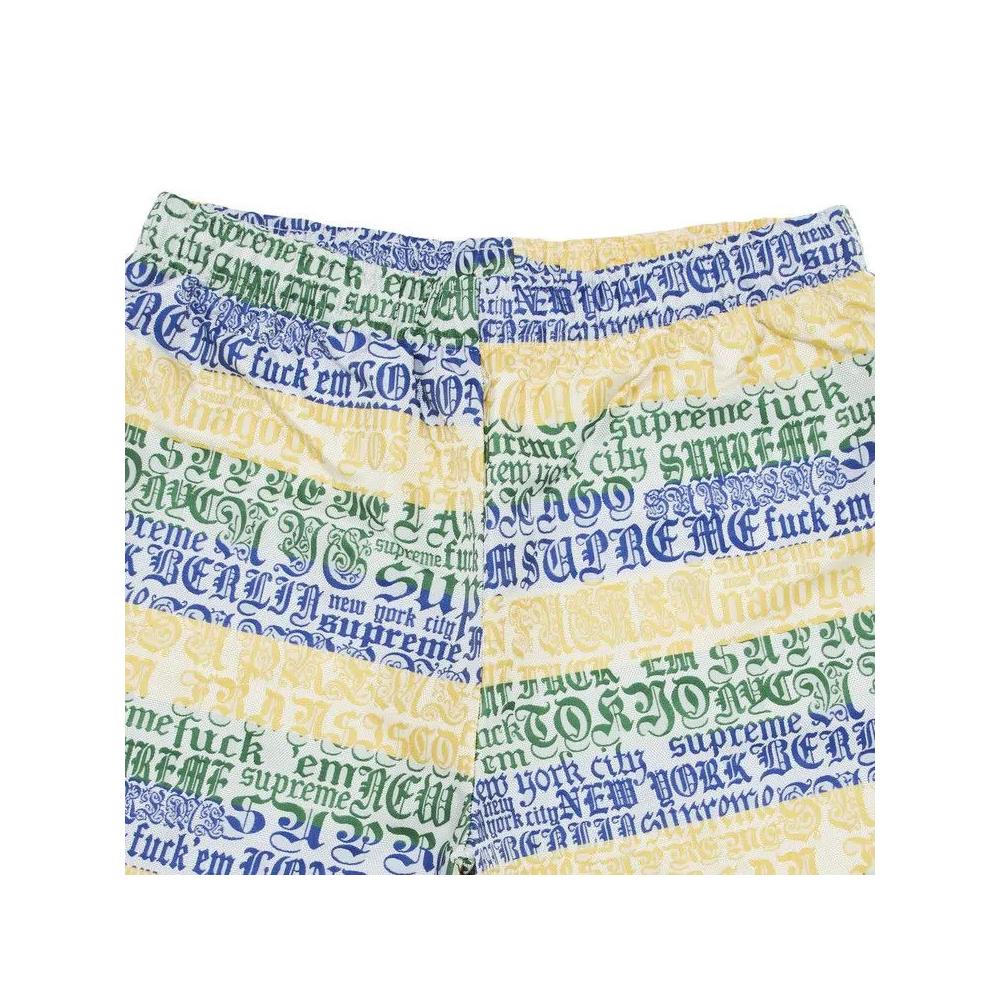 Шорты Supreme Cities Jacquard Short 'Многоцветный' 3