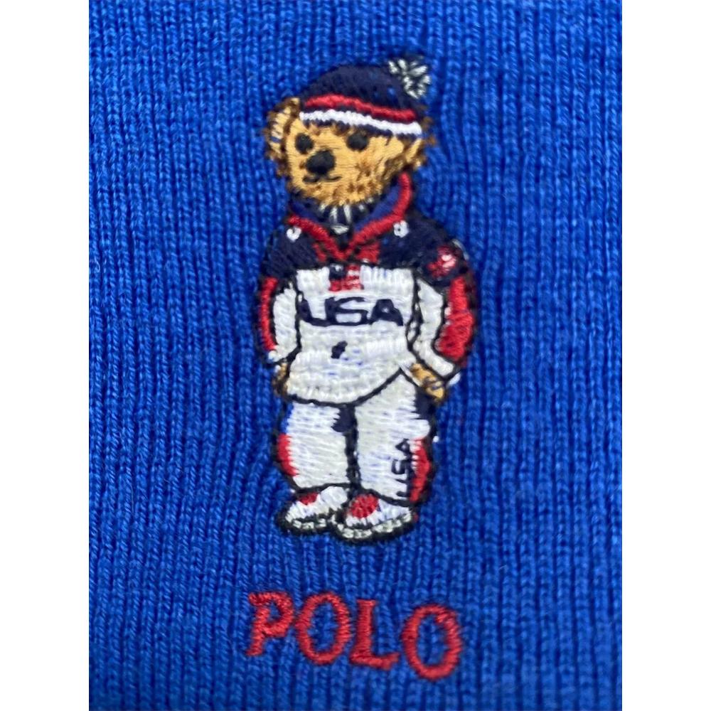 Шапка бини Olympics Polo Bear с вышивкой (2022 год) 2