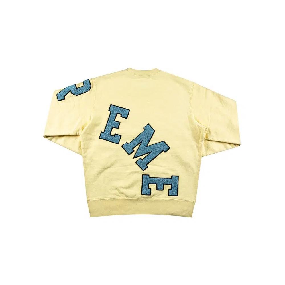 Свитеры Supreme Big Arc Crewneck «Light Yellow» 2