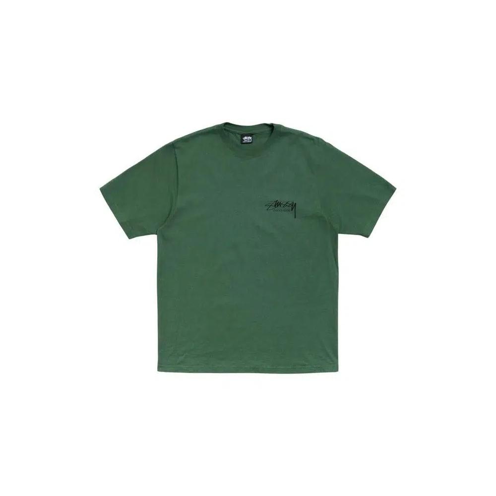 Футболки Stussy Beach Roots Tee Pigment Dyed 'Сосна' 1