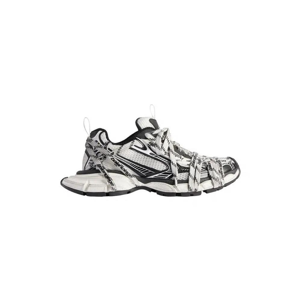 Кроссовки Balenciaga 3XL Extreme Lace Sneaker 'White Black' 1