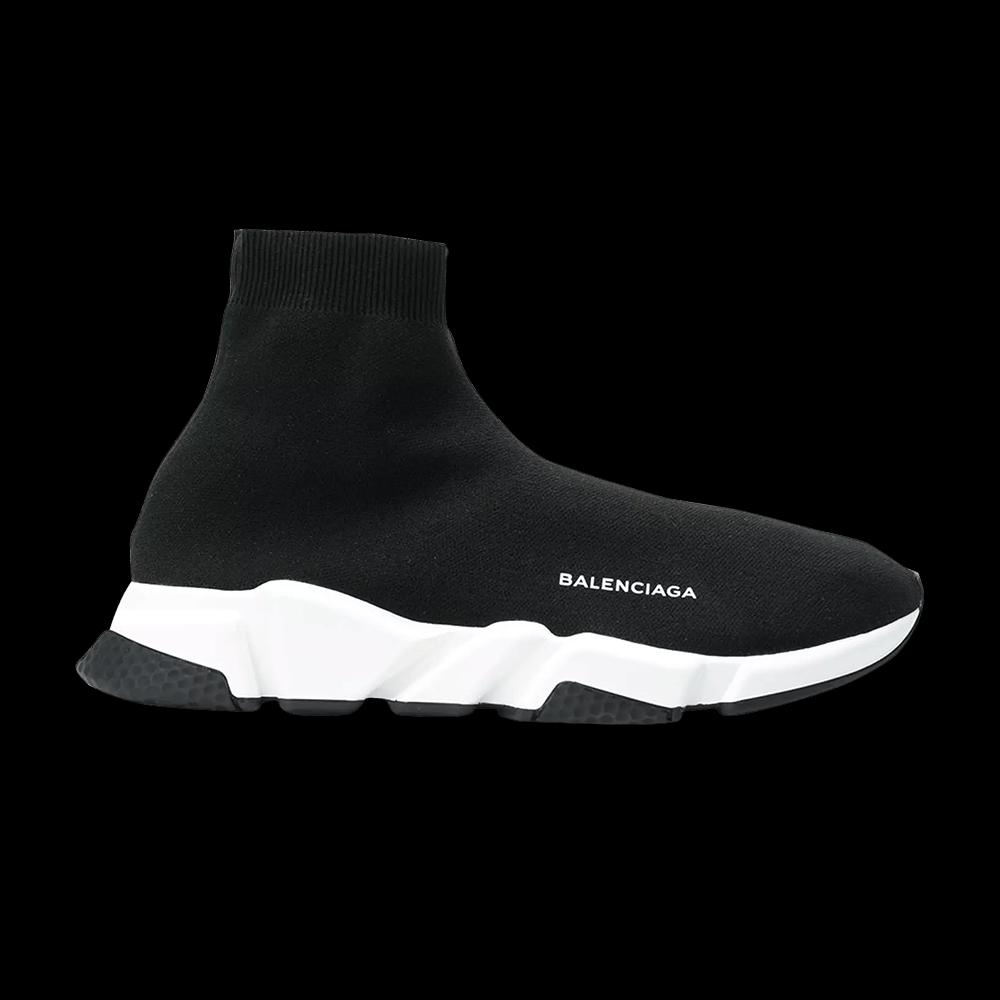 Кроссовки Balenciaga Speed Trainer Mid «Black White» 2018 1