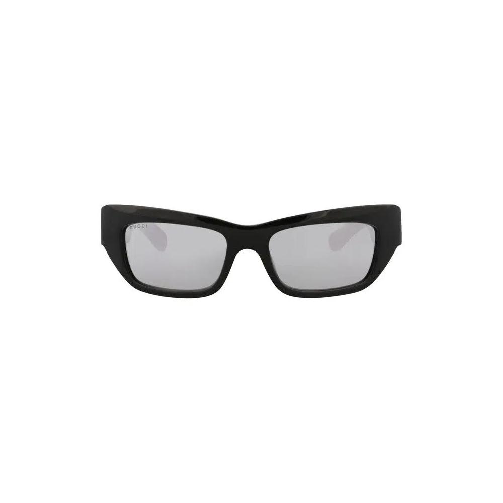 Солнцезащитные очки Gucci Cat Eye 'Black/Silver' 1