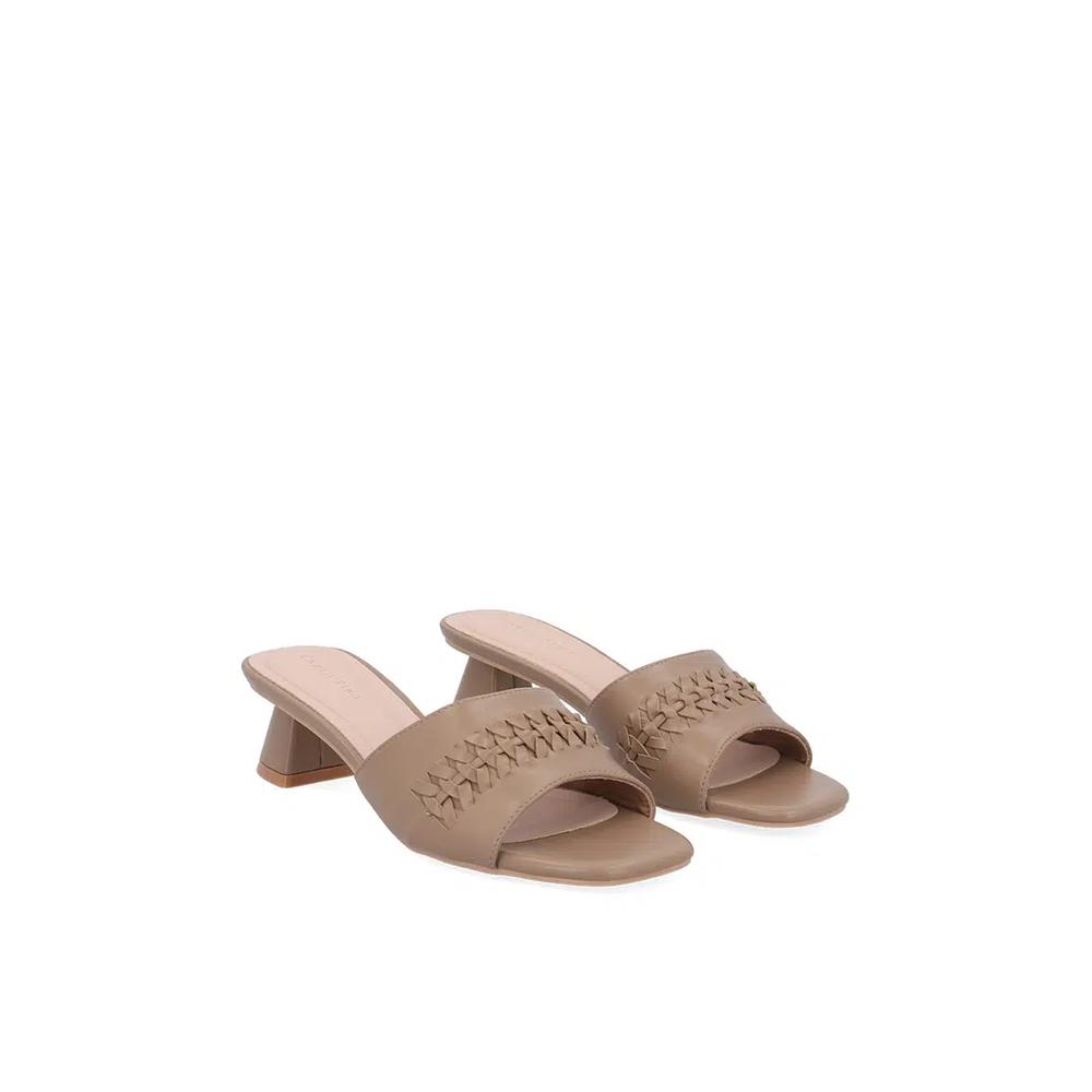 Taupe Aria Soft Босоножки с рюшами 2