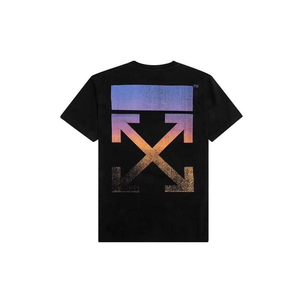Футболки Off-White Degrade Arrow Slim Tee 'Black/Multicolor' 2