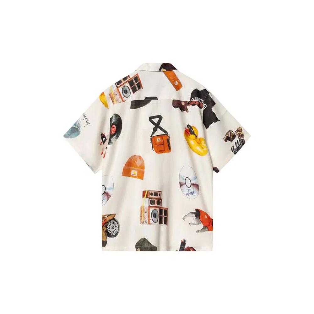 Топы Carhartt WIP Short-Sleeve Jacob Rochester Shirt 'Jacob Roch Print/Wax' 2