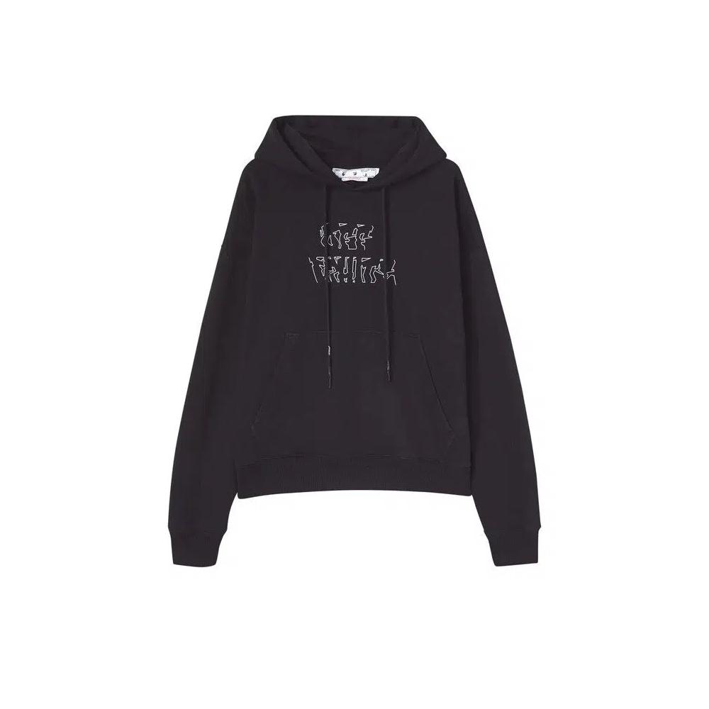Худи Off-White Neen Arrow Skate Hoodie 'Black/White' 1