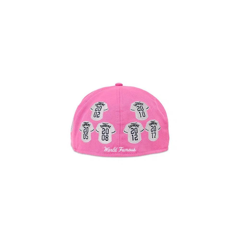 Кепки Supreme Jerseys Box Logo New Era 'Pink' 4