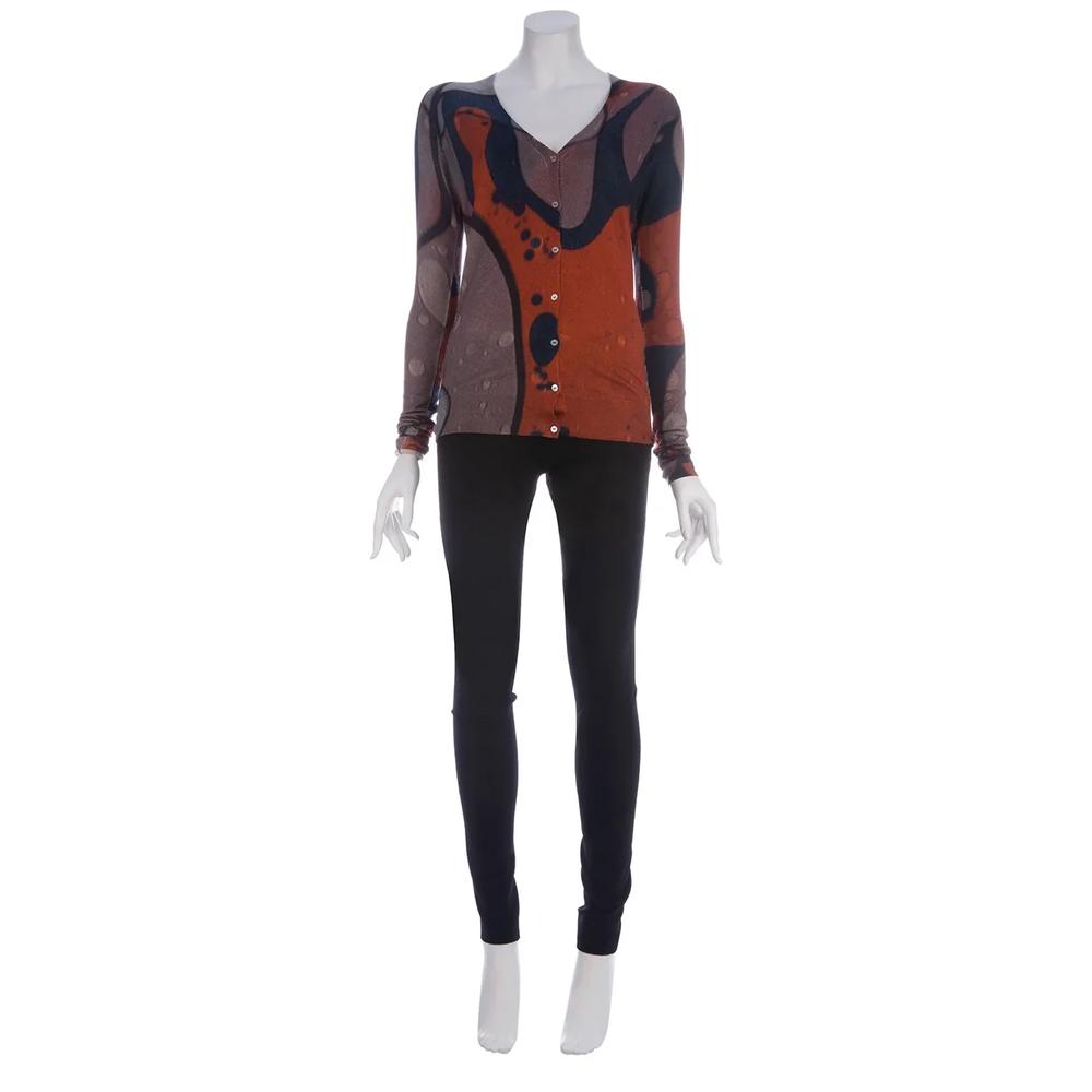 Marble print cardigan 2