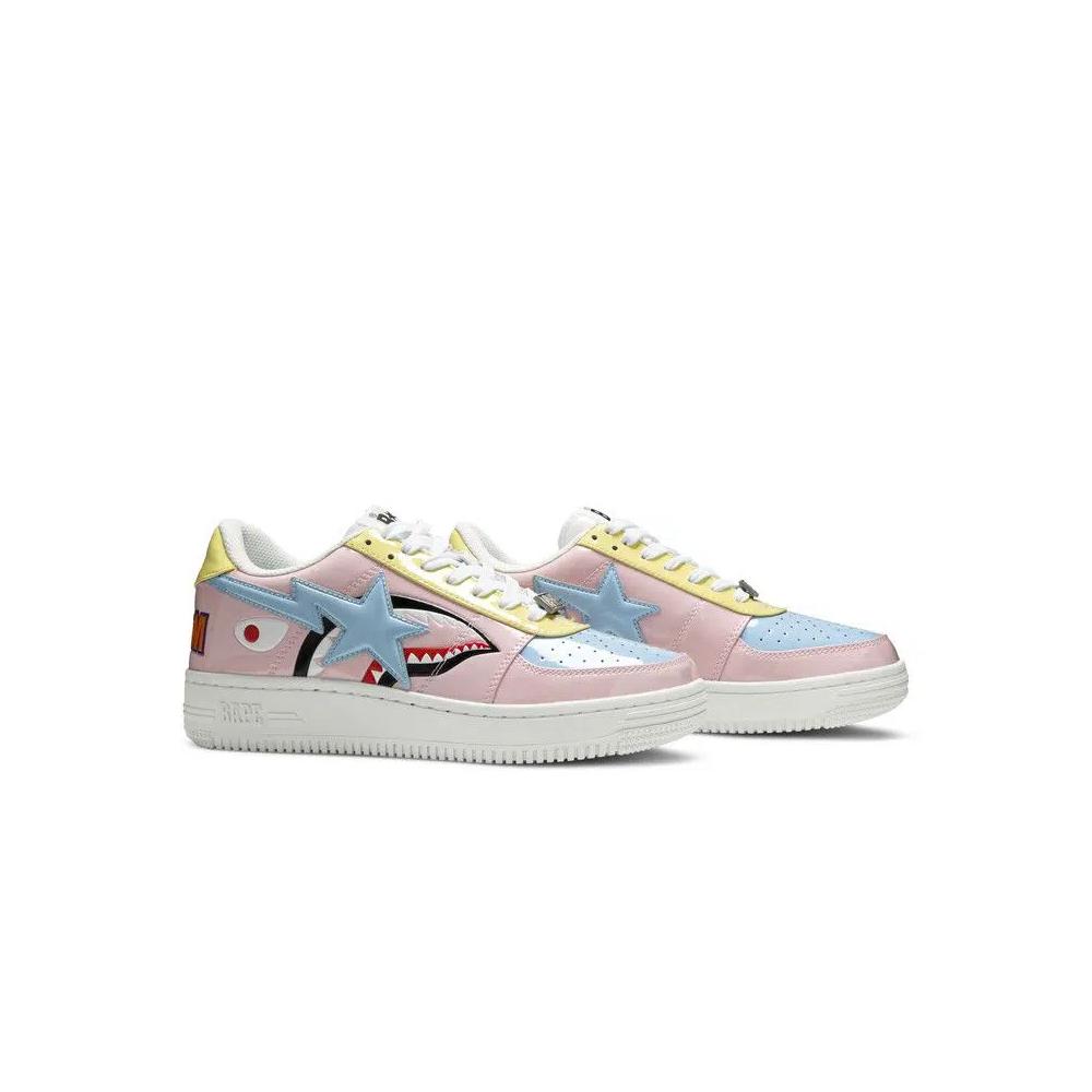 Лайфстайл Bapesta Low M1 'Shark Face - Pink' 8