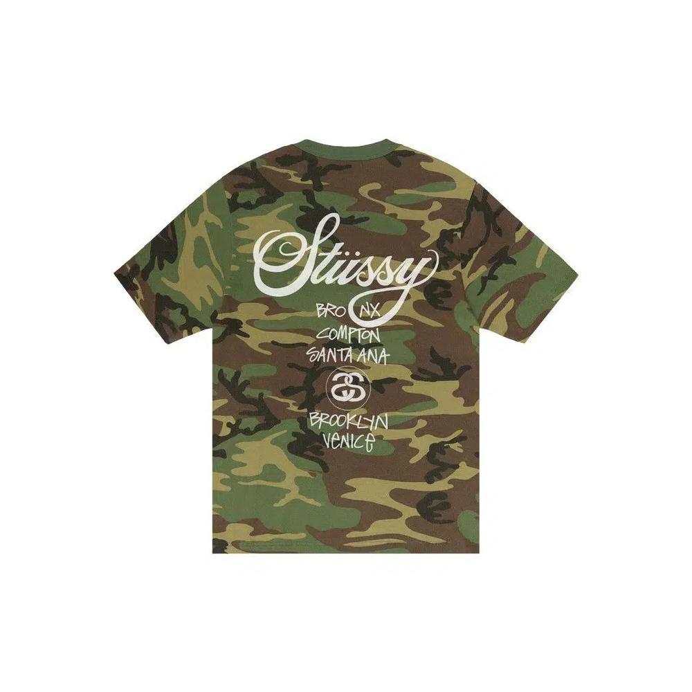 Топы Stussy World Tour Tee 'Camo' 2