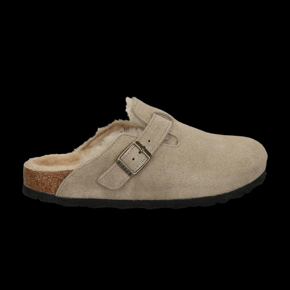 Кроссовки Birkenstock Wmns Boston Shearling Suede 'Taupe' 1