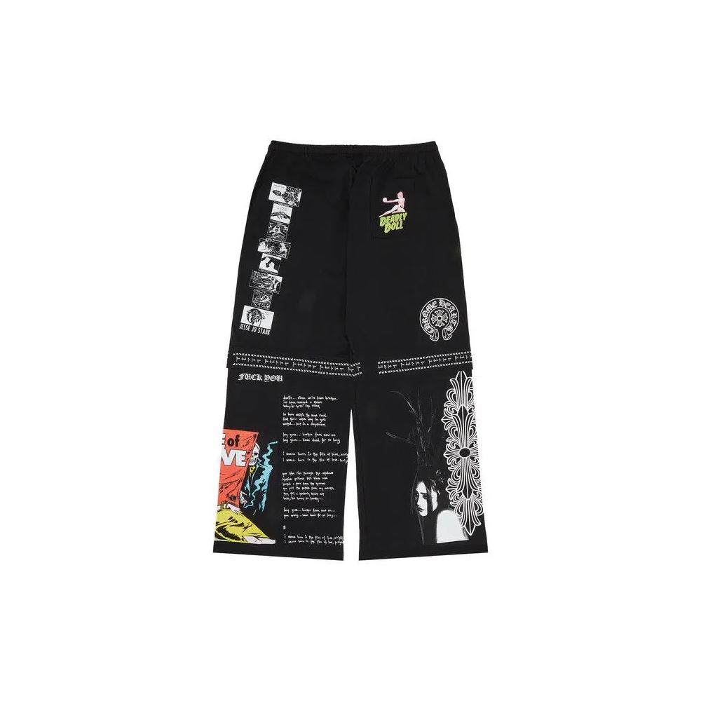Chrome Hearts x Deadly Doll Sweatpants 'Черный' 2