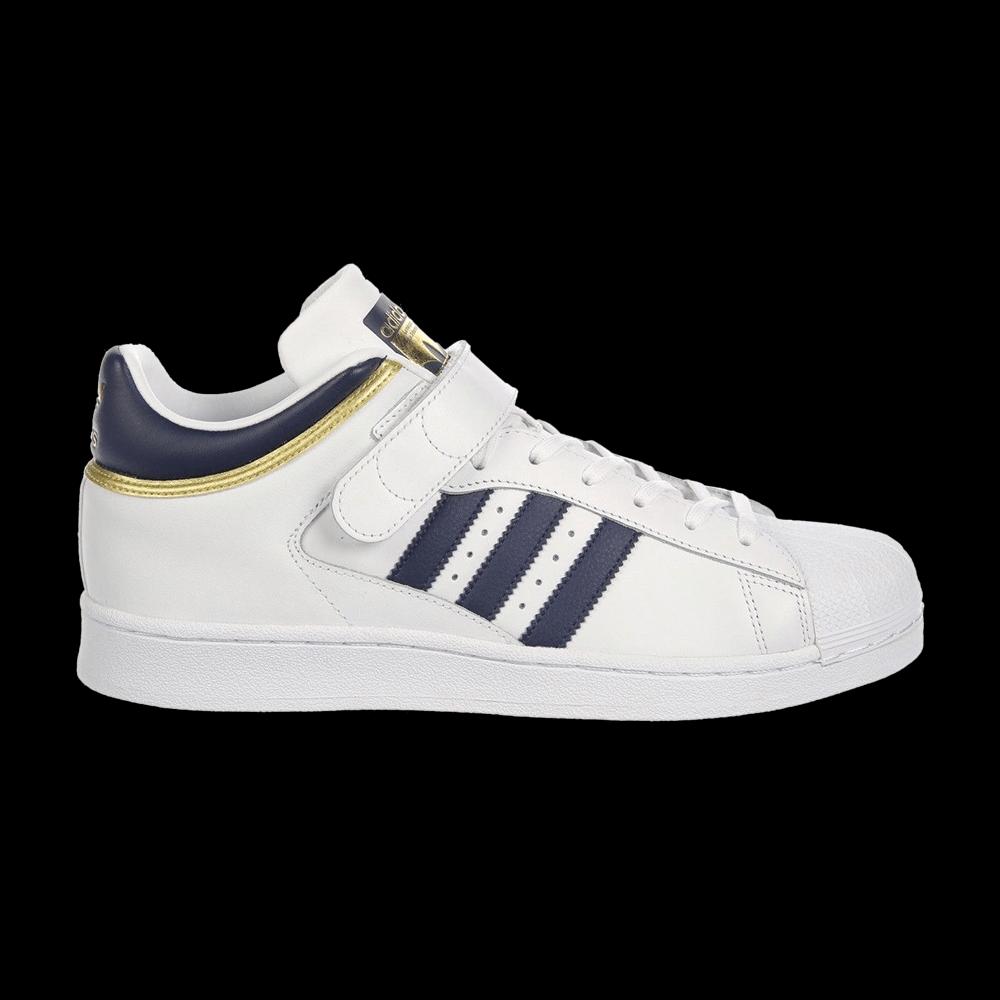 Кроссовки Adidas Pro Shell 'White Navy' 1