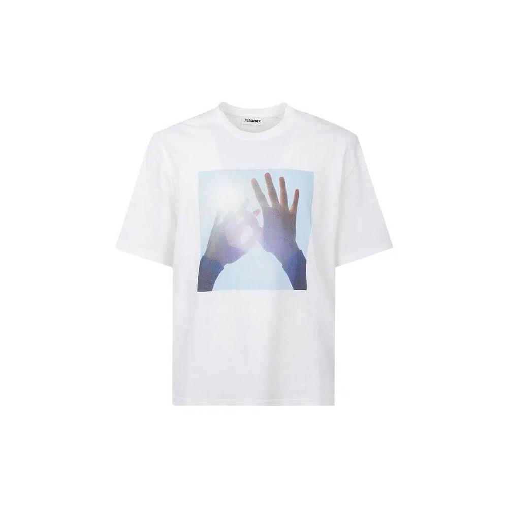 Футболки с коротким рукавом Jil Sander T-Shirt With Print 'White' 1