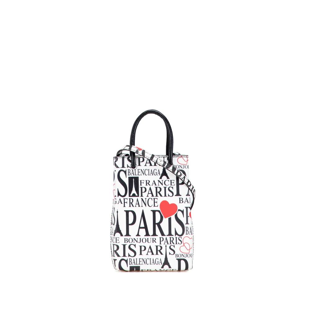 Сумка-сэтчел мини Calfskin Bonjour Paris Shopping Phone Holder (2019 год) 1