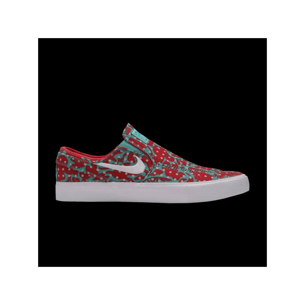 Слипоны Nike Zoom Janoski Slip RM Canvas SB 'Cabana Red' 1