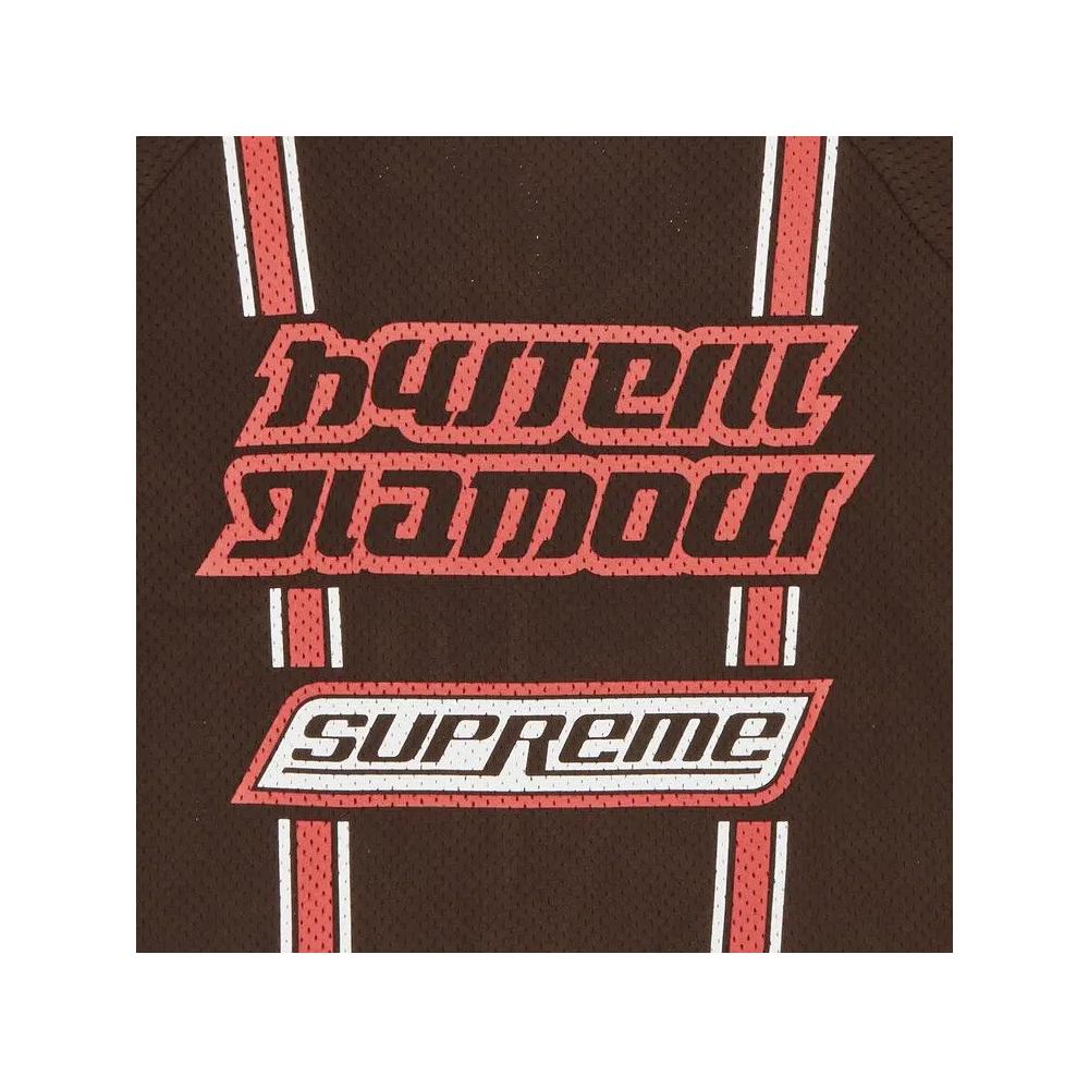 Футболки с длинным рукавом Supreme x HYSTERIC GLAMOUR Mesh Long-Sleeve Top 'Brown' 3