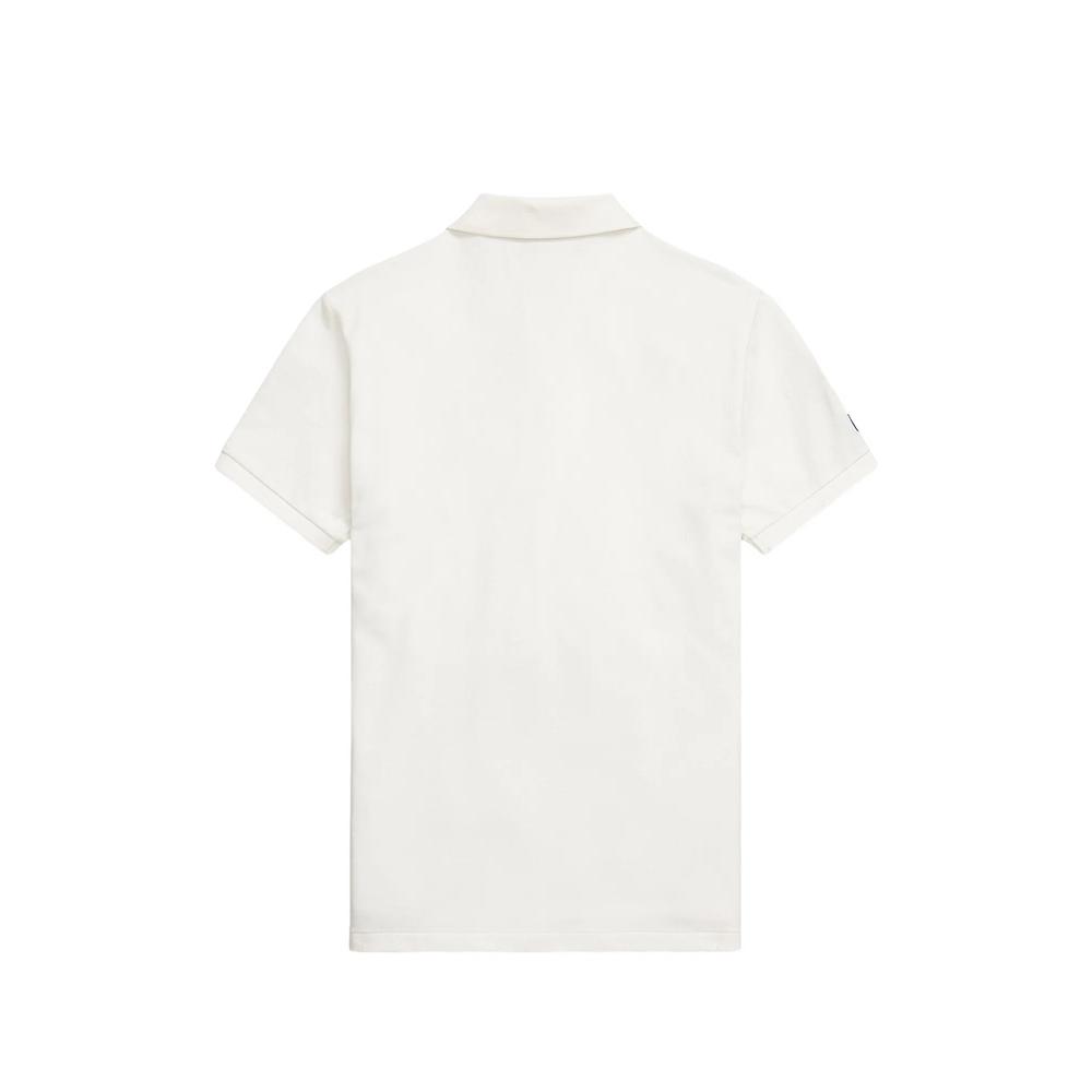 logo-patch diagonal-stripe polo shirt 2