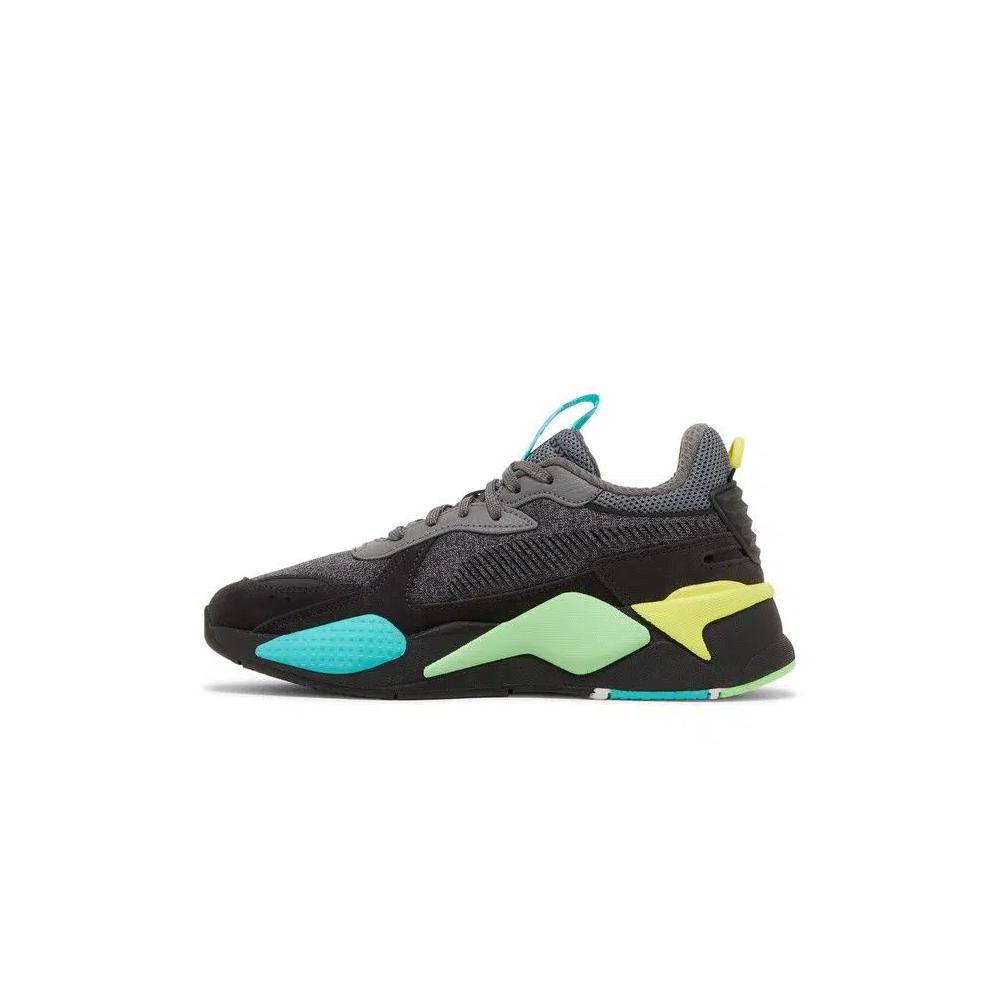 Кроссовки Puma RS-X Highlighter Jr 'Castlerock Fluorescent Yellow' 3