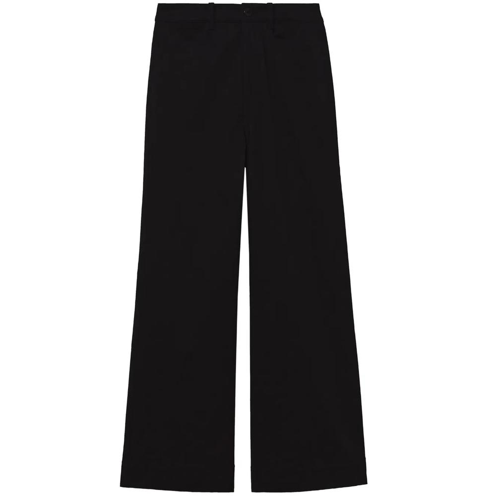 high-waisted cropped trousers 1