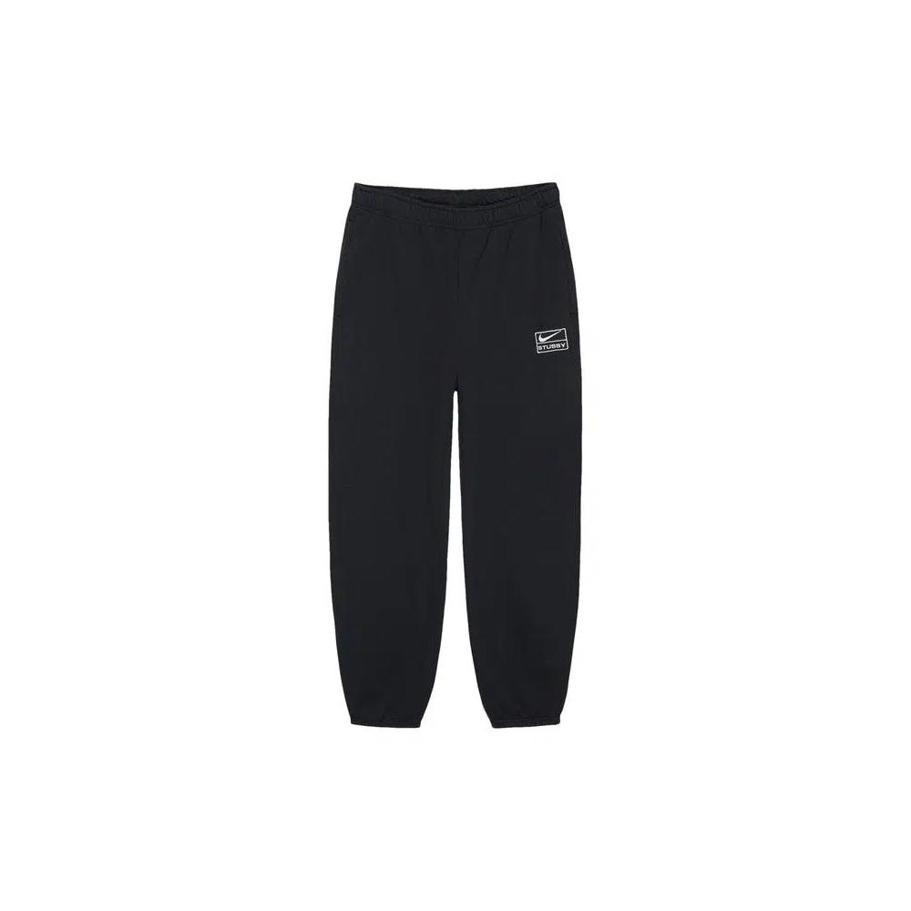 Штаны Stussy x Nike Fleece Pant 'Black' 1
