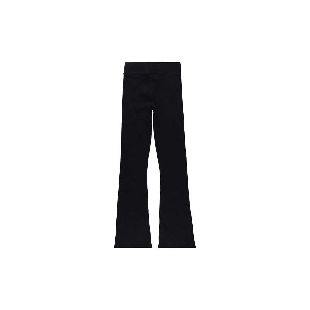 Штаны Air Jordan Mid Rise Flared Leggings 'Black/White' 2