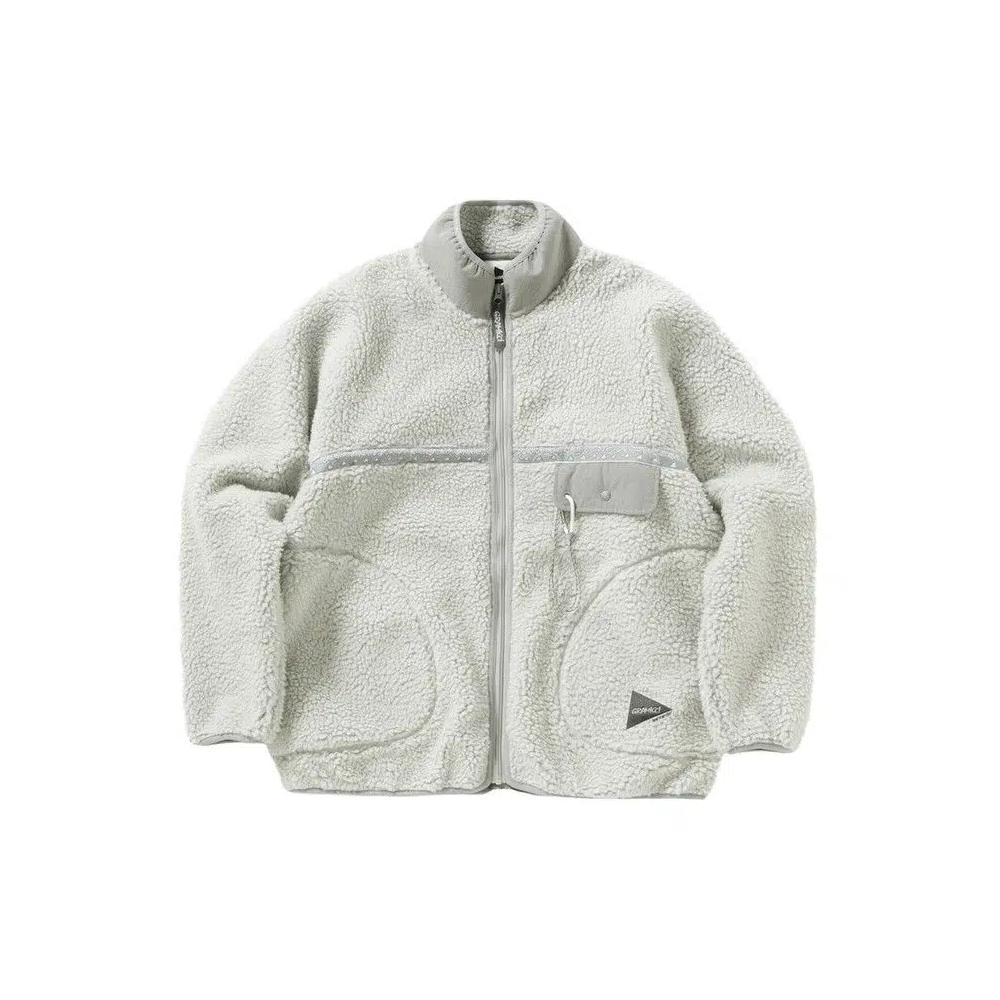 Флисовые куртки Gramicci Knit Tape Fleece Jacket 'Light Grey' 1