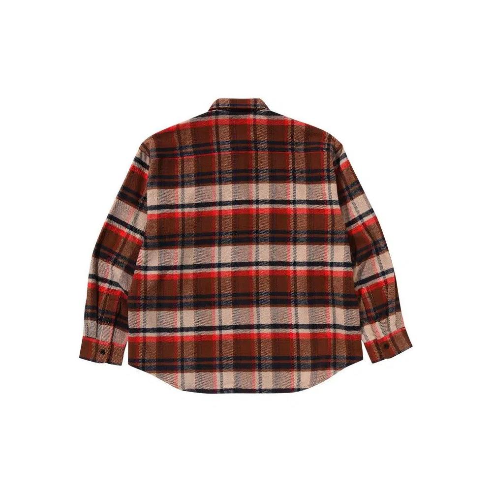 Фланели BAPE Check Flannel Shirt 'Red' 2