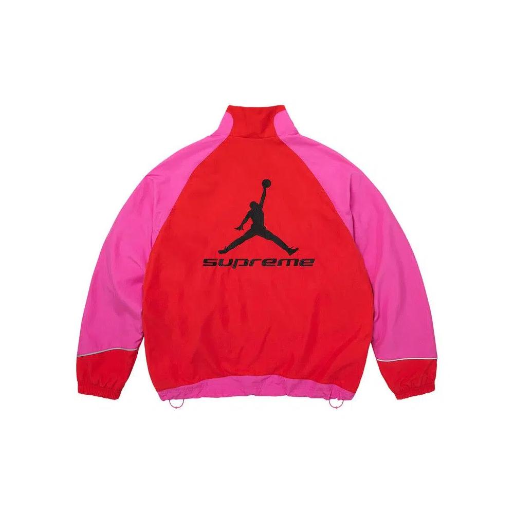 Трековые куртки Supreme x Jordan Track Jacket 'Pink' 2