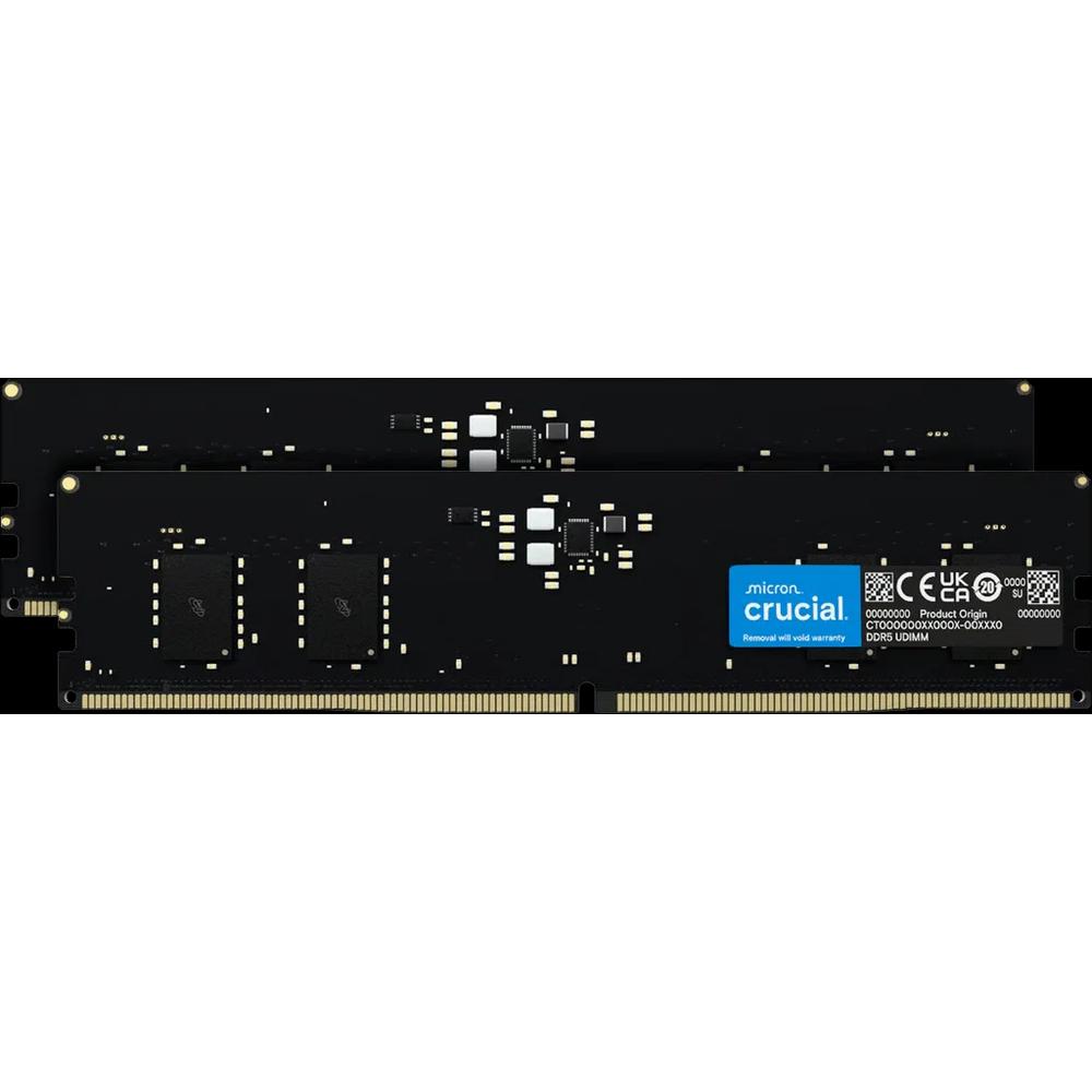 Crucial DDR5 U-DIMM 128GB (64GB x 2) 5600MHz CL46 1
